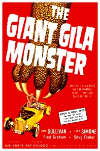 Giant Gila Monster Poster